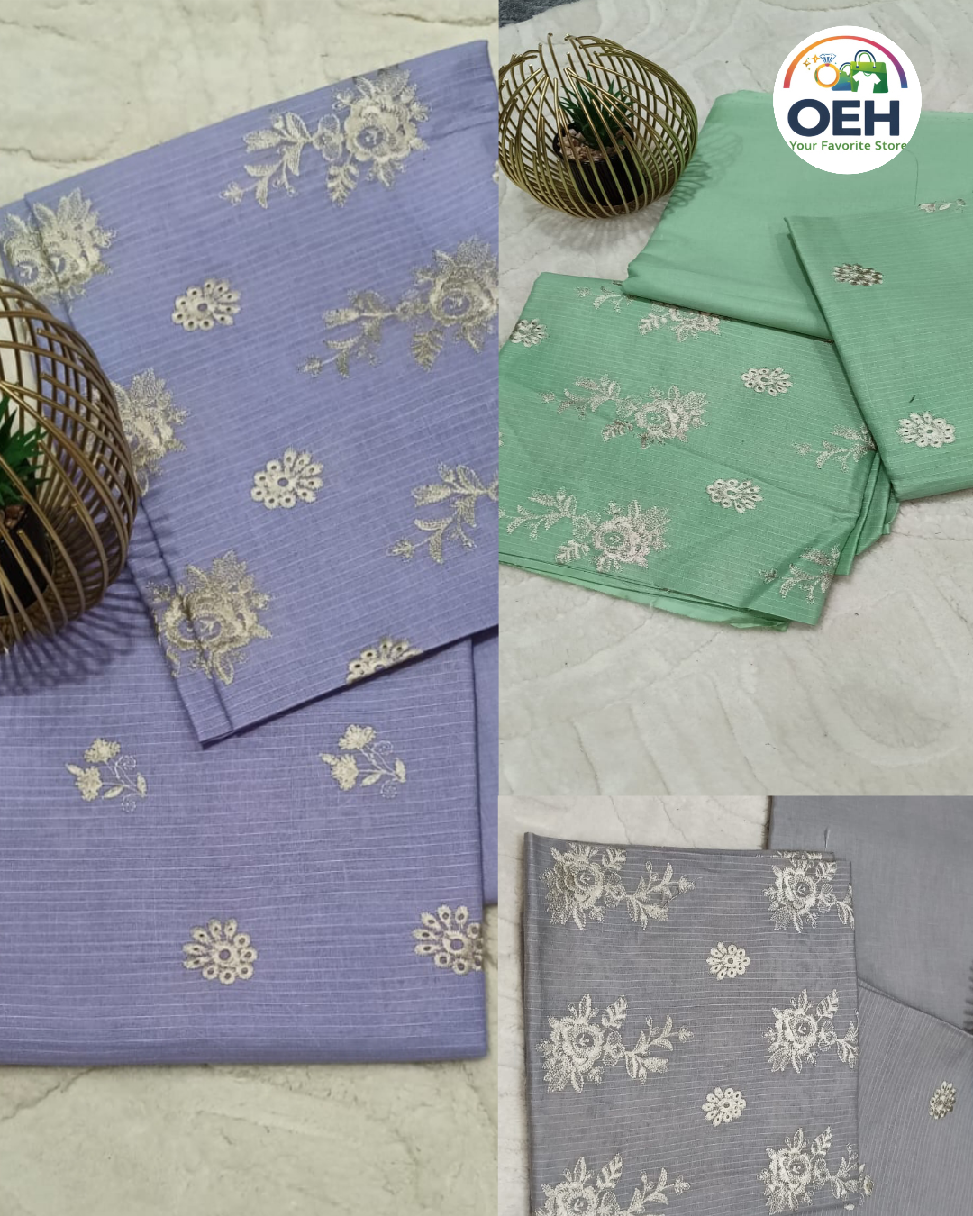 Bana Dora Lawn Suit (Premium Summer Collection)