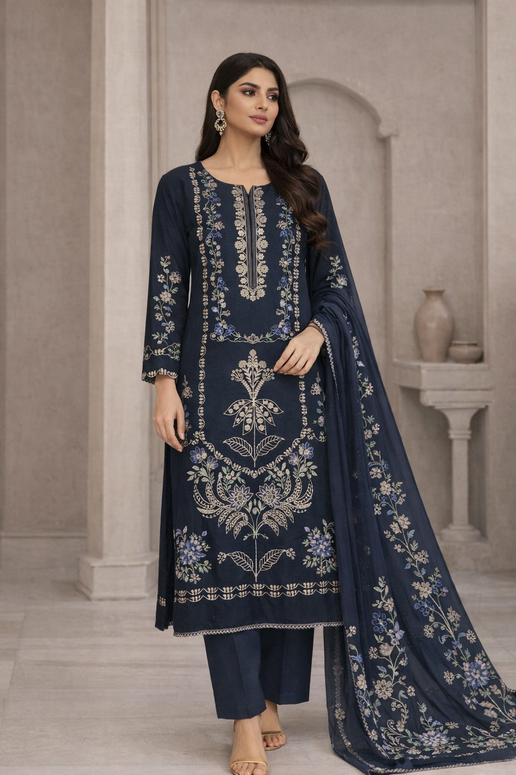 Bana Dora Lawn Suit (Premium Summer Collection)