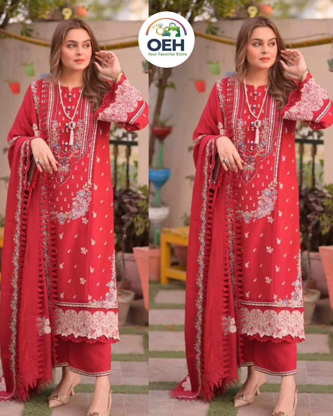 3PCS UNSTITCHED SUIT