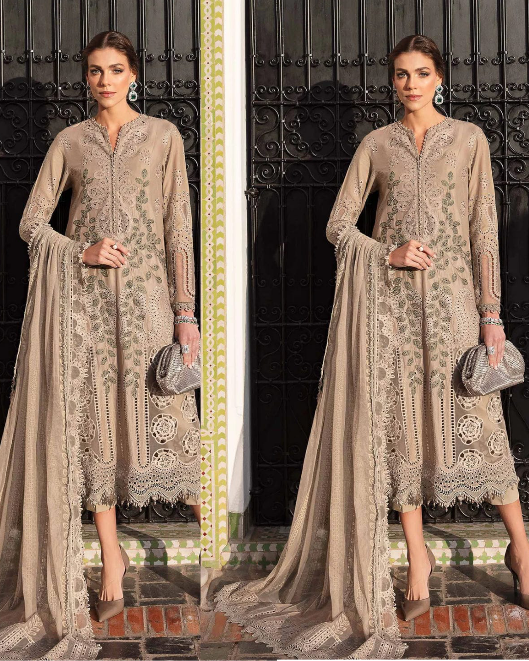 3-piece unstitched suit