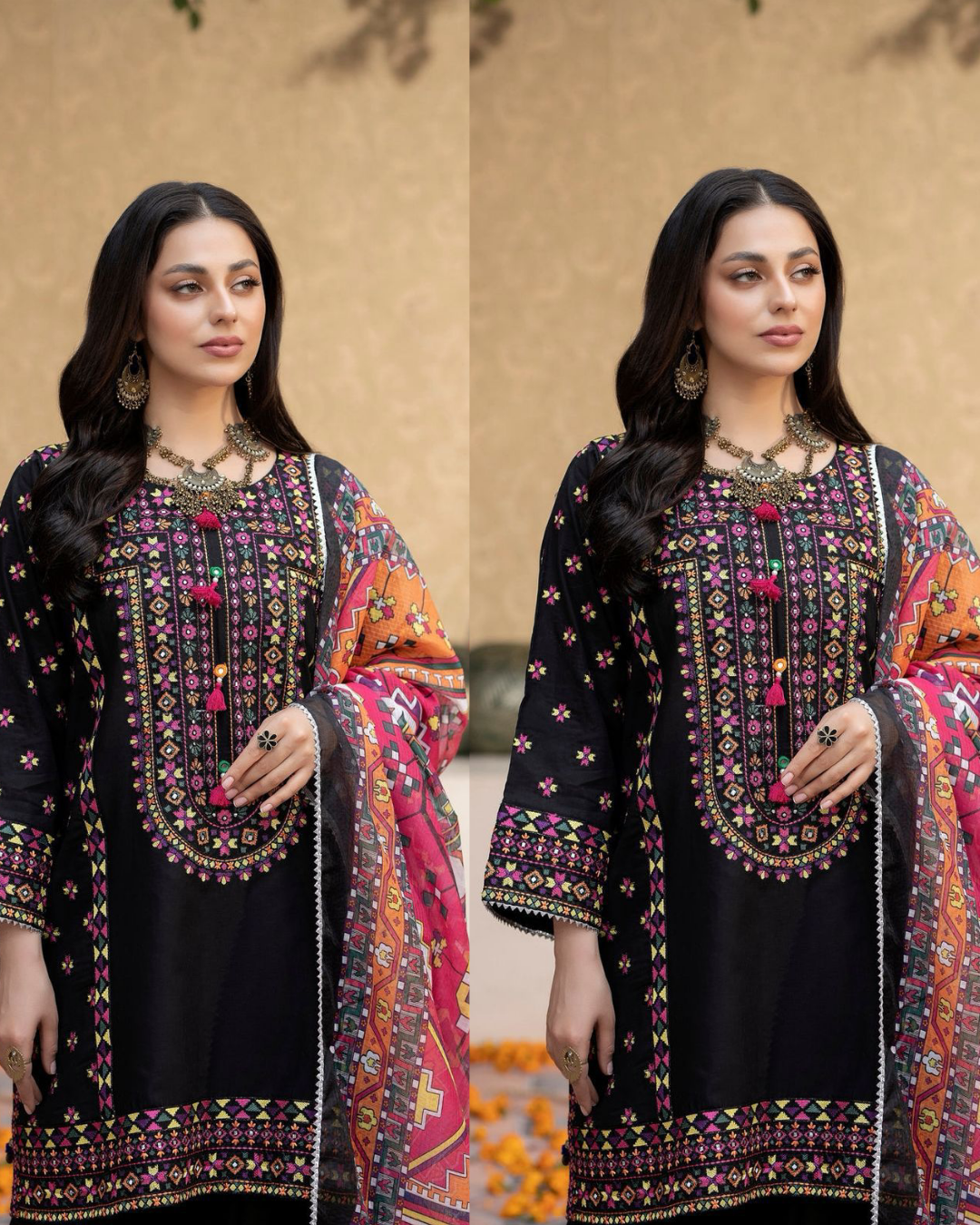 3 Piece Unstitched Suit