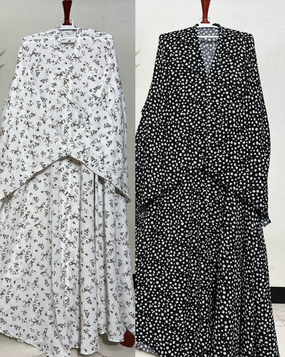 Umbrella Cut Front Open Abaya